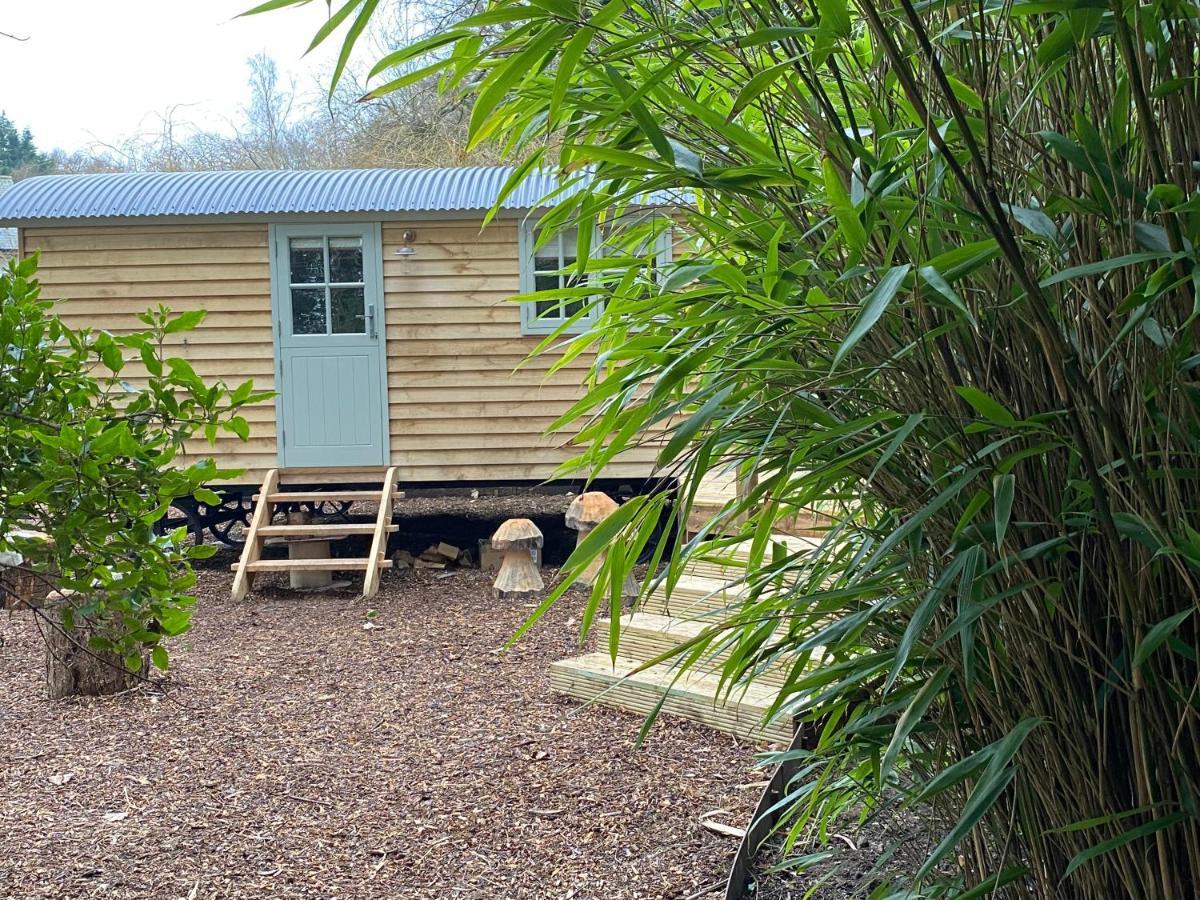 Chez Maurice Luxury Shepherds Hut With Bath And Hot Tub Kelling Eksteriør billede
